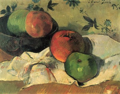 Still Life with Friend Jacob by Paul Gauguin